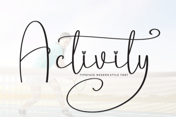 Activity Font: The Script Typeface for Modern Campaigns