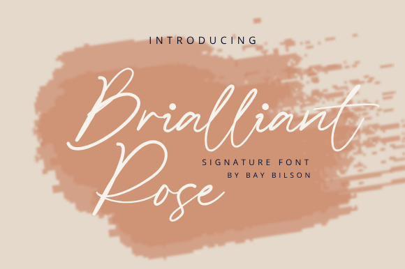 Brilliant Rose Font for Elegant Small Business Branding