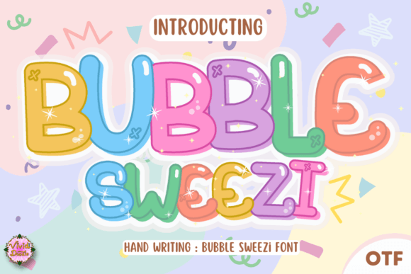 Bubble Sweezi: A Festive Script Font for Makers