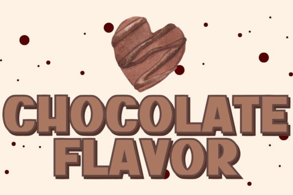 Chocolate Flavor Font for Elegant Web Design