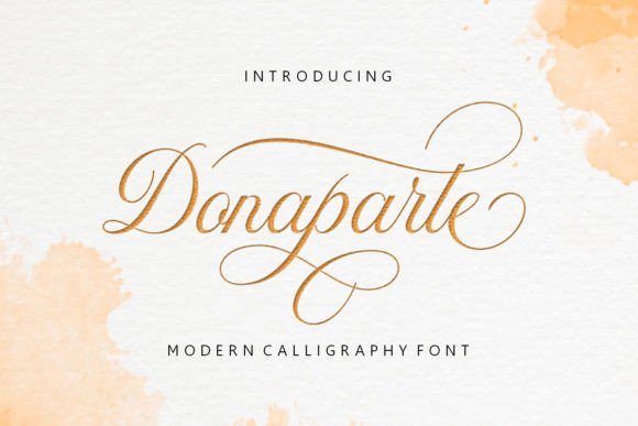 Donaparte Font for Elegant Web Design