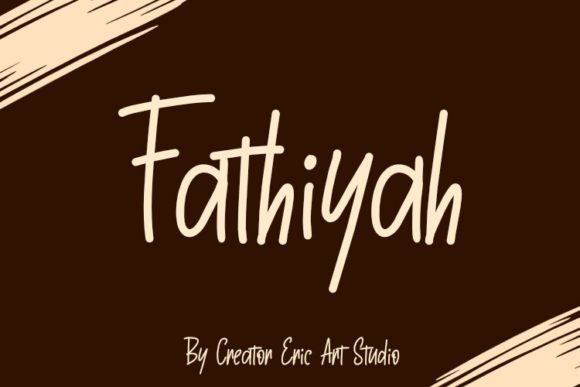 Fathiyah Font Download: The Ultimate Script for Elegant Design