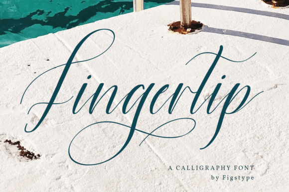 Fingertip: The Modern Script Font for Crafters