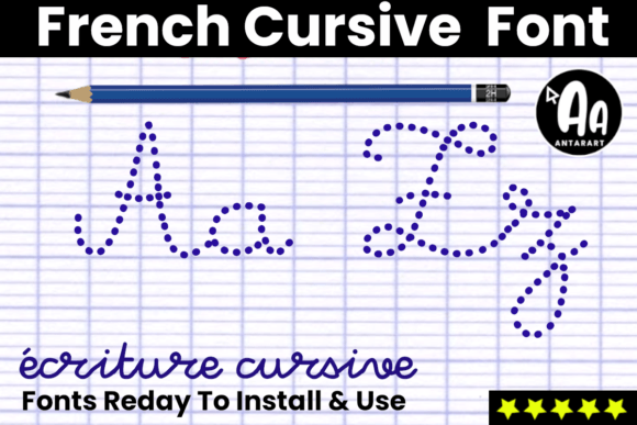 French Cursive Typeface for Elegant Branding