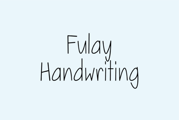 Fulay Font: A Friendly Handwritten Typeface for Brands