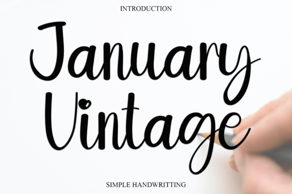January Vintage Font for Modern Web Design