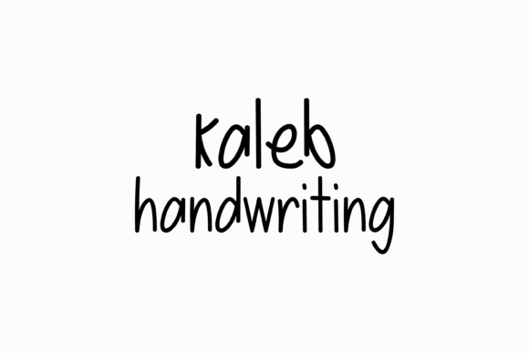 Kaleb Font: Whimsical Handwritten Style for Branding