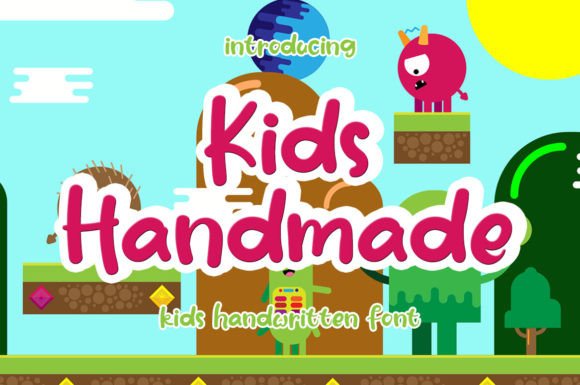 Kids Handmade Font for Web Designers
