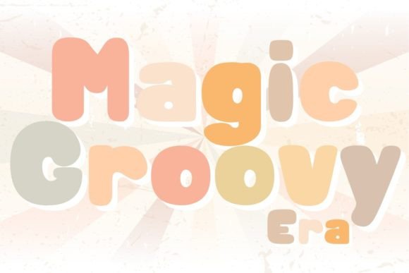 Magic Groovy Era Font for Retro Campaigns