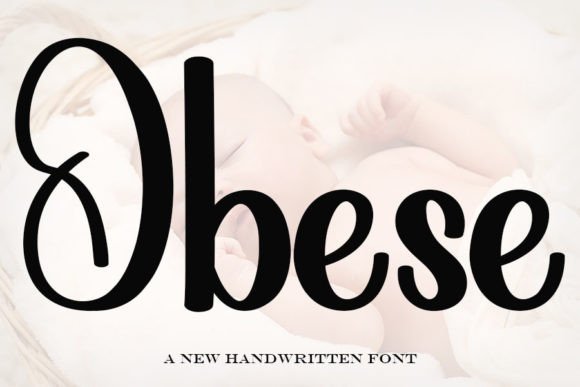 Obese Font Review: Elegant Script for Campaigns