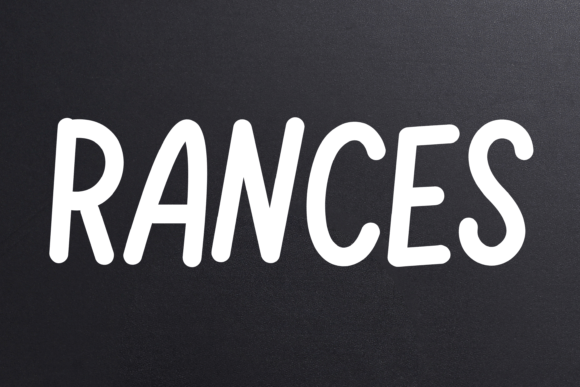 Rances: The Quirky Handwritten Font for Bold Campaigns