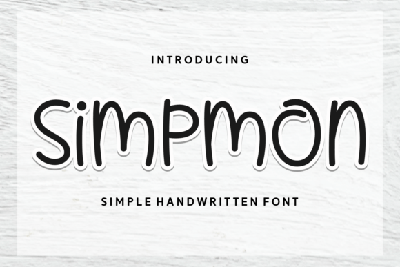 Simpmon: A Clean Handwritten Typeface for Business Branding