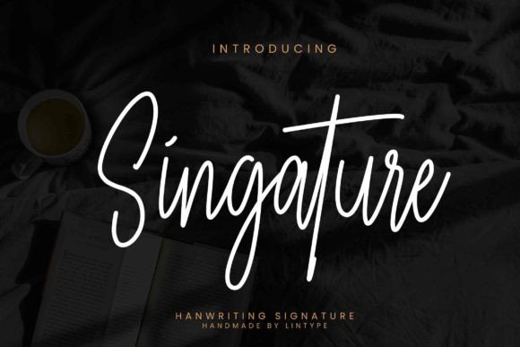 Singature Font Review: Elegant Monoline Script