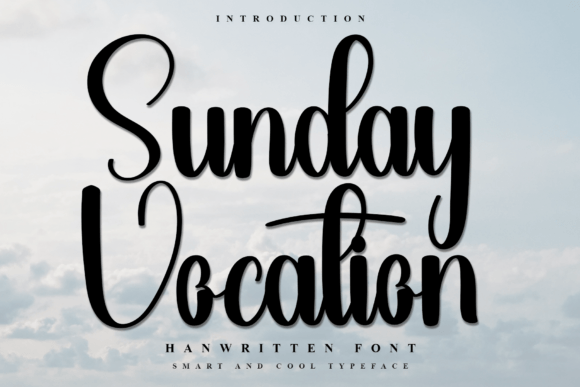 Sunday Vocation Typeface for Festive Branding