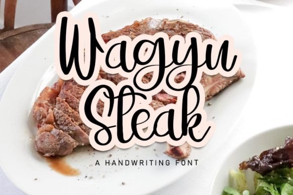 Wagyu Steak Font Review for Elegant Branding
