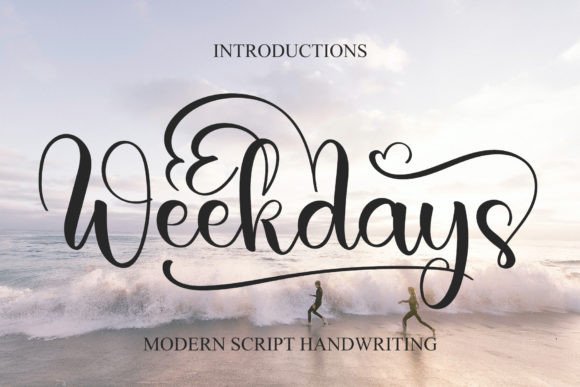 Weekdays Font for Modern Brand Identity Design