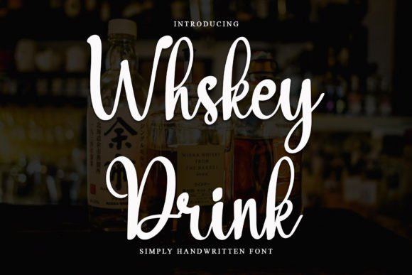 Whiskey Drink Font for Bold Campaign Design